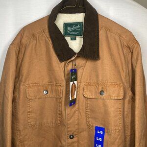 NWT Men's Sherpa Jacket - Large